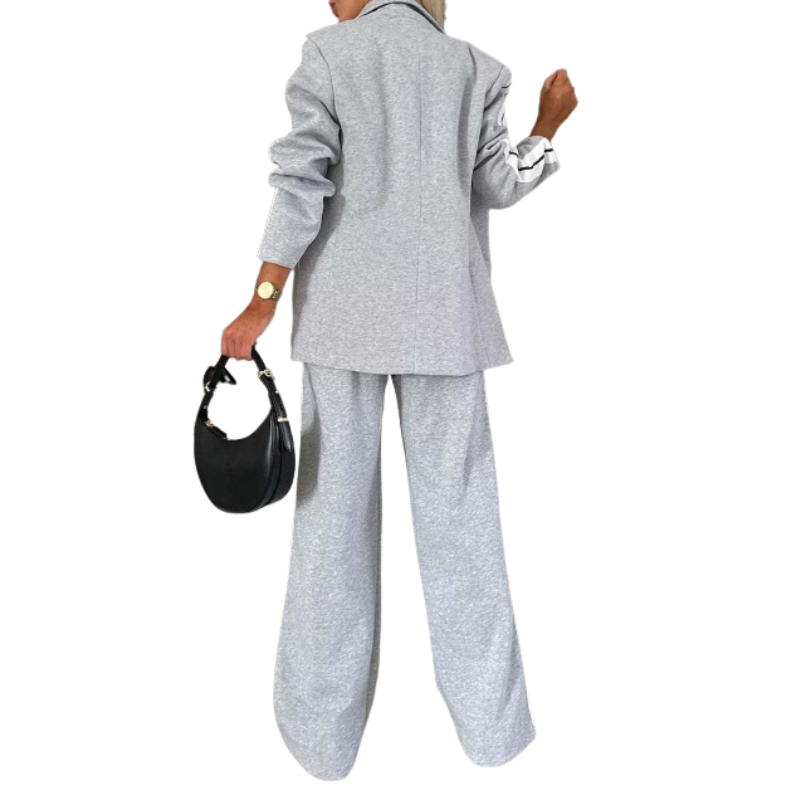 ZORA™ – Casual Striped Two-Piece Set